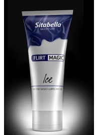 Силиконовая гель-смазка FLIRT MAGIC Ice с лёгким пролонгирующим эффектом - 75 мл. - Sitabella - купить с доставкой в Раменском