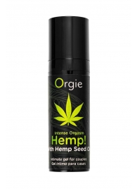 Возбуждающий интимный гель для пар ORGIE Hemp Intense Orgasm - 15 мл. - ORGIE - купить с доставкой в Раменском
