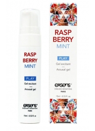 Возбуждающий гель Raspberry Mint с ароматом малины и мяты - 15 мл. - Exsens - купить с доставкой в Раменском