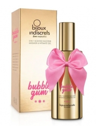 Гель с ароматом жвачки Bubblegum 2-in-1 Scented Silicone Massage And Intimate Gel - 100 мл. - Bijoux Indiscrets - купить с доставкой в Раменском