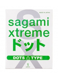 Презерватив Sagami Xtreme Type-E с точками - 1 шт. - Sagami - купить с доставкой в Раменском