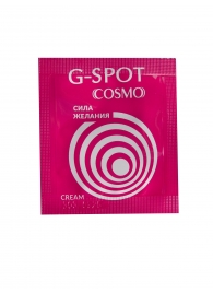 Стимулирующий интимный крем для женщин Cosmo G-spot - 2 гр. - Биоритм - купить с доставкой в Раменском