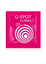 Стимулирующий интимный крем для женщин Cosmo G-spot - 2 гр. - Биоритм - купить с доставкой в Раменском