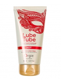 Интимный гель на водной основе Lube Tube Hot с разогревающим эффектом - 150 мл. - ORGIE - купить с доставкой в Раменском