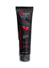 Интимный гель на водной основе Lube Tube Strawberry с клубничным вкусом - 100 мл. - ORGIE - купить с доставкой в Раменском