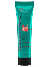 Съедобный интимный гель Orgie Lube Tube Cocktail Strawberry Mojito - 100 мл. - ORGIE - купить с доставкой в Раменском