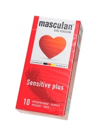 Презервативы Masculan Sensitive plus - 10 шт. - Masculan - купить с доставкой в Раменском