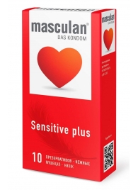 Презервативы Masculan Sensitive plus - 10 шт. - Masculan - купить с доставкой в Раменском