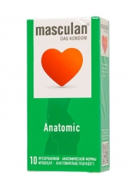 Презервативы анатомической формы Masculan Anatomic - 10 шт. - Masculan - купить с доставкой в Раменском