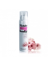 Массажная хрустящая пенка Tickle My Body Cherry Blossom с ароматом вишневого цвета - 150 мл. - Love to Love - купить с доставкой в Раменском