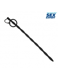 Черный стимулятор уретры Sex Expert - Sex Expert - купить с доставкой в Раменском
