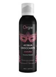 Хрустящая пенка для массажа Orgie Acqua Croccante Sakura с ароматом сакуры - 150 мл. - ORGIE - купить с доставкой в Раменском
