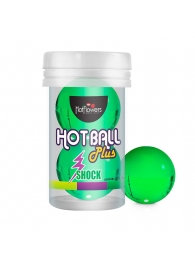 Лубрикант на силиконовой основе Hot Ball Plus с покалывающим эффектом (2 шарика по 3 гр.) - HotFlowers - купить с доставкой в Раменском