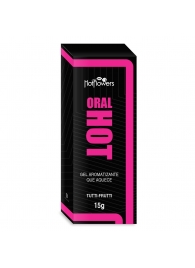 Гель для оральных ласк Oral Hot с согревающим эффектом - 15 гр. - HotFlowers - купить с доставкой в Раменском