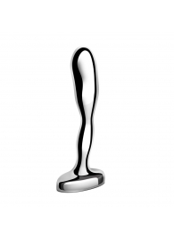 Стальной стимулятор простаты Stainless Steel Prostate Plug - 11,5 см. - b-Vibe - в Раменском купить с доставкой