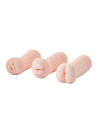 Набор из 3 мастурбаторов The Girl Next Door Tina - Dream Toys - в Раменском купить с доставкой