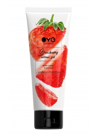 Лубрикант на водной основе OYO Aroma Gel Strawberry с ароматом клубники - 75 мл. - OYO - купить с доставкой в Раменском