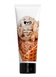 Лубрикант на водной основе OYO Aroma Gel Ice Cream с ароматом пломбира - 75 мл. - OYO - купить с доставкой в Раменском