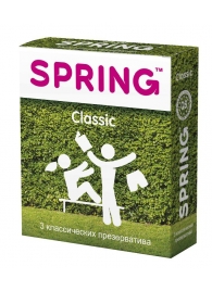 Классические презервативы SPRING CLASSIC - 3 шт. - SPRING - купить с доставкой в Раменском