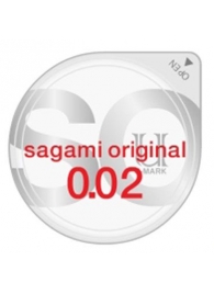 Ультратонкий презерватив Sagami Original - 1 шт. - Sagami - купить с доставкой в Раменском