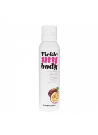 Массажная хрустящая пенка Tickle my body с ароматом маракуйи - 150 мл. - Love to Love - купить с доставкой в Раменском