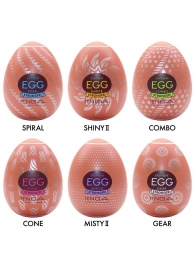 Набор из 6 мастурбаторов-яиц Tenga Egg Variety Pack V - Tenga - в Раменском купить с доставкой