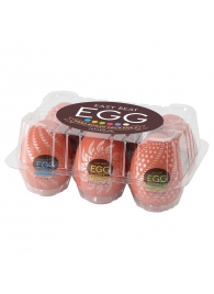 Набор из 6 мастурбаторов-яиц Tenga Egg Variety Pack V - Tenga - в Раменском купить с доставкой