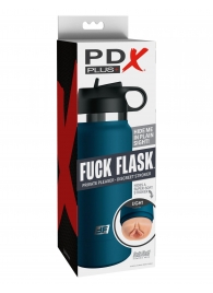 Мастурбатор-вагина в синей колбе F*ck Flask - Pipedream - в Раменском купить с доставкой