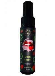 Спрей для горла Deep Throat с десенсибилизирующим эффектом и вкусом клубники - 50 мл. - БиоМед - купить с доставкой в Раменском