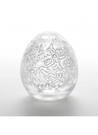 Мастурбатор-яйцо Keith Haring EGG PARTY - Tenga - в Раменском купить с доставкой