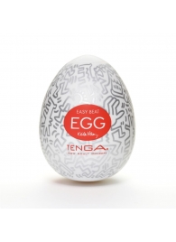Мастурбатор-яйцо Keith Haring EGG PARTY - Tenga - в Раменском купить с доставкой