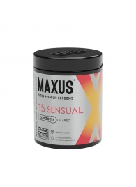 Анатомические презервативы MAXUS Sensual - 15 шт. - Maxus - купить с доставкой в Раменском