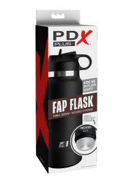 Черный мастурбатор в виде бутылки Fap Flask - Pipedream - в Раменском купить с доставкой