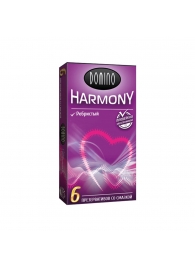 Презервативы с рёбрышками Domino Harmony - 6 шт. - Domino - купить с доставкой в Раменском