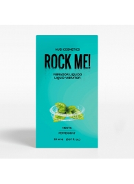 Жидкий вибратор Nuei Rock Me! с ароматом мяты - 20 мл. - Nuei cosmetics - купить с доставкой в Раменском