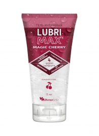 Интимный гель-смазка на водной основе Lubrimax Magic Cherry - 75 мл. - ИнтелБИО - купить с доставкой в Раменском