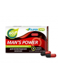 Возбуждающее средство Man’s power - 10 капсул (+1 в подарок) - SuperCaps - купить с доставкой в Раменском