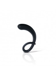 Черный массажер простаты Curving Curt - 13 см. - MyStim - купить с доставкой в Раменском