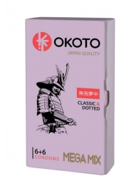 Презервативы OKOTO Mega Mix - 12 шт. - Sitabella - купить с доставкой в Раменском