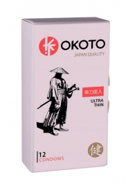 Тонкие презервативы OKOTO Ultra Thin - 12 шт. - Sitabella - купить с доставкой в Раменском