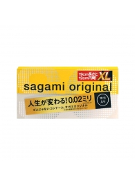 Презервативы увеличенного размера Sagami Original 0.02 XL-size - 12 шт. - Sagami - купить с доставкой в Раменском