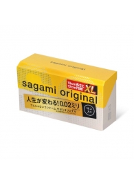 Презервативы увеличенного размера Sagami Original 0.02 XL-size - 12 шт. - Sagami - купить с доставкой в Раменском