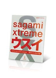 Ультратонкий презерватив Sagami Xtreme SUPERTHIN - 1 шт. - Sagami - купить с доставкой в Раменском