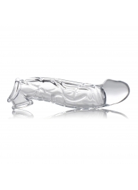 Прозрачная насадка для увеличения члена 2 Inch Clear Extender Sleeve - XR Brands - в Раменском купить с доставкой