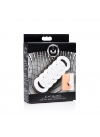 Комплект из 6 прозрачных эрекционных колец Ring Master Custom Ball Stretcher Kit - XR Brands - в Раменском купить с доставкой