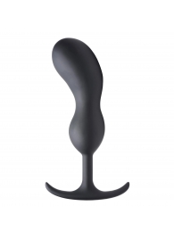 Черный массажер простаты с утяжелителями Premium Silicone Weighted Prostate Plug XL - 20,8 см. - XR Brands - в Раменском купить с доставкой