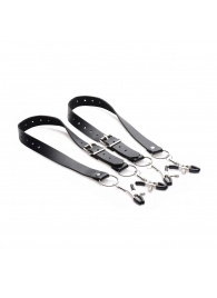 Ремни с зажимами для половых губ Spread Labia Spreader Straps with Clamps - XR Brands - купить с доставкой в Раменском