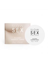 Массажная свеча для всего тела Slow Sex - 50 гр. - Bijoux Indiscrets - купить с доставкой в Раменском