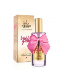 Разогревающее массажное масло Light My Fire Bubble Gum с ароматом бабл-гам - 100 мл. - Bijoux Indiscrets - купить с доставкой в Раменском