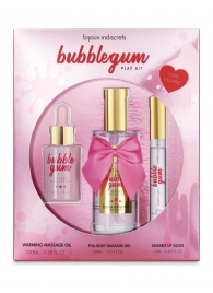 Набор средств для массажа и ласк Bubblegum Play Kit - Bijoux Indiscrets - купить с доставкой в Раменском